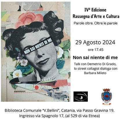 IV Edizione della rassegna d’Arte e Cultura Parole oltre. Oltre le parole