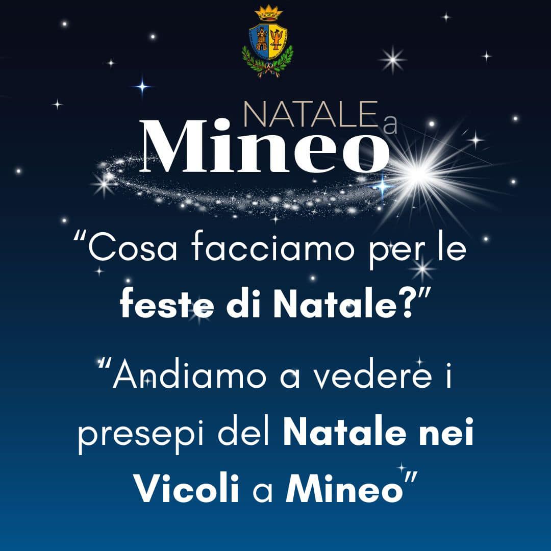 Natale nei Vicoli di Mineo: tra presepi, tradizioni e cultura