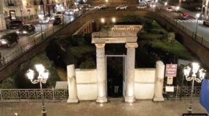 Anfiteatro Romano di Catania illuminazione serale